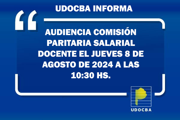 UDOCBA - AUDIENCIA COMISIÓN PARITARIA SALARIAL DOCENTE-0