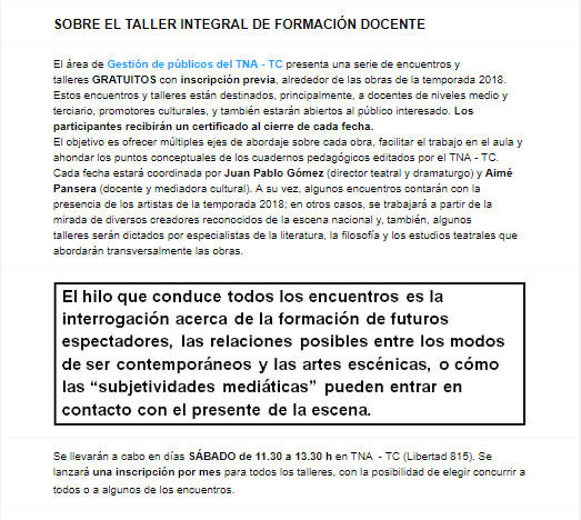 TALLER INTEGRAL DE FORMACIÓN