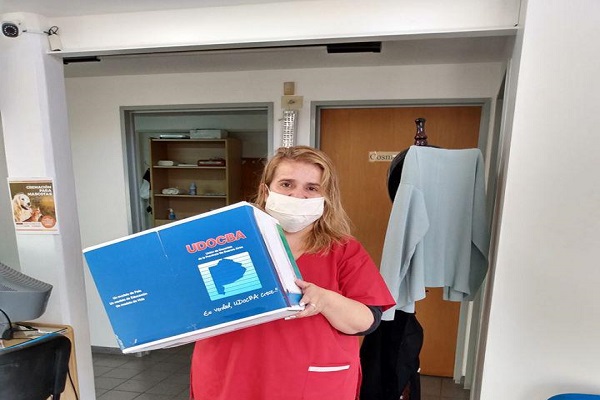 UDOCBA - Udocba Lincoln realizó una cadena solidaria de insumos sanitarios